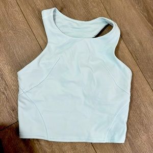 EUC - Lululemon Cropped Tank Light Pink Size 0